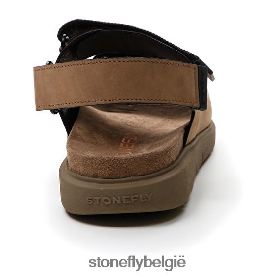 Stonefly hydra 2 nabuk/nabuk print fossiel 444TZ363 Heren sandalen