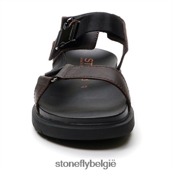 Stonefly hydra 8 kalfsleer/textiel zwart 444TZ362 Heren sandalen