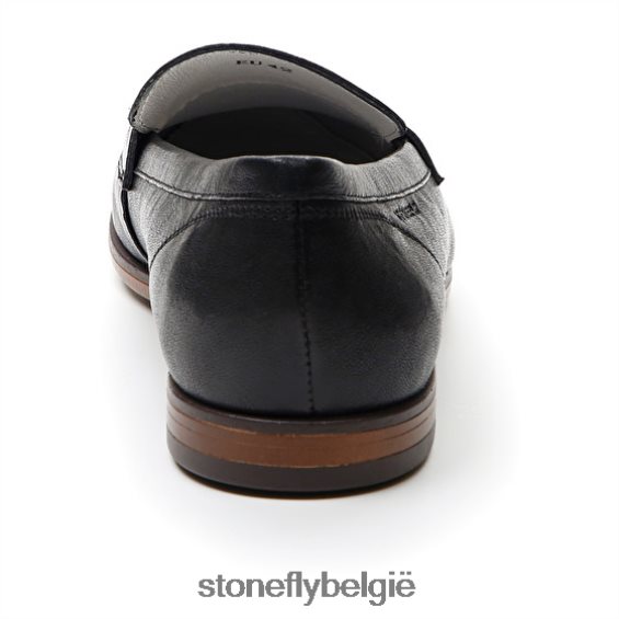 Stonefly Steve 4 gewassen geit zwart 444TZ320 Heren schoenen