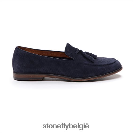Stonefly steve 2 gewassen velours donkerblauw 444TZ311 Heren schoenen
