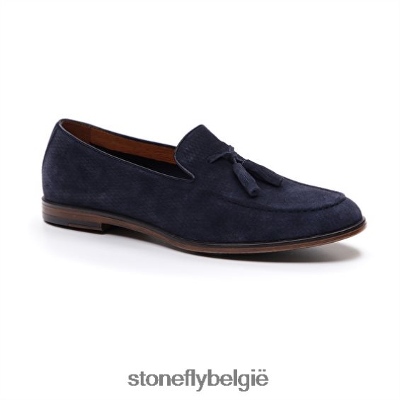 Stonefly steve 2 gewassen velours donkerblauw 444TZ311 Heren schoenen