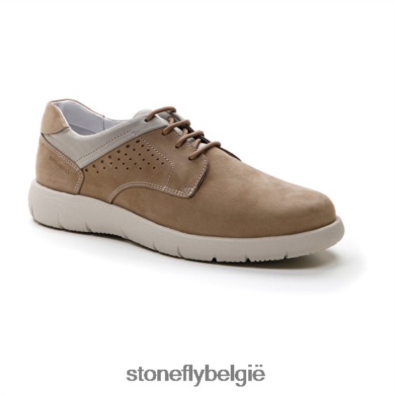 Stonefly stroom 11 nabuk/textiel khaki 444TZ343 Heren schoenen
