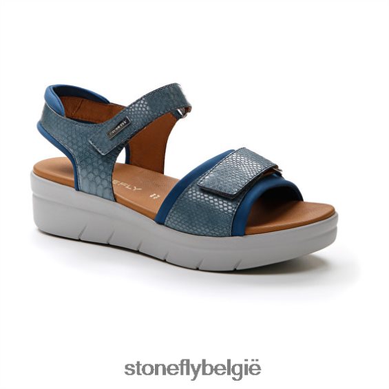 Stonefly aqua iii 17 lycra/s.reliëf blauw 444TZ138 vrouwen sandalen