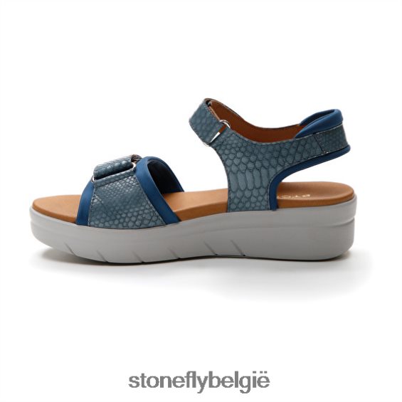 Stonefly aqua iii 17 lycra/s.reliëf blauw 444TZ138 vrouwen sandalen