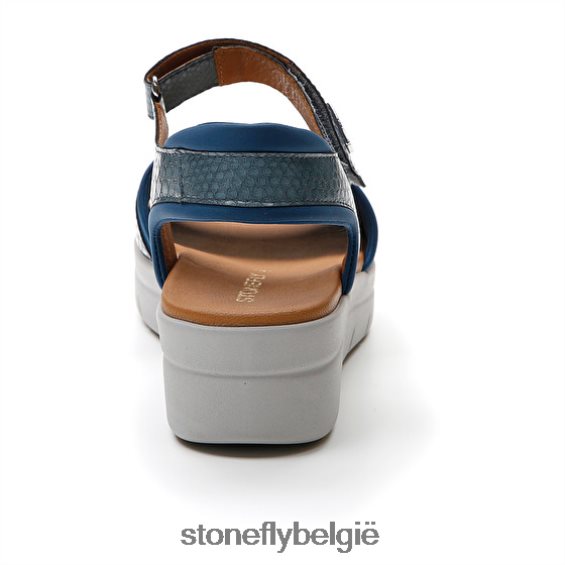 Stonefly aqua iii 17 lycra/s.reliëf blauw 444TZ138 vrouwen sandalen