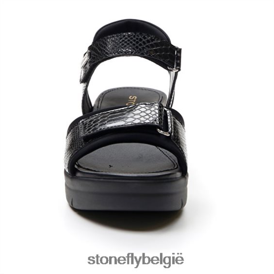 Stonefly aqua iii 17 lycra/s.reliëf zwart 444TZ140 vrouwen sandalen