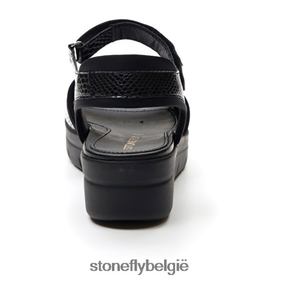 Stonefly aqua iii 17 lycra/s.reliëf zwart 444TZ140 vrouwen sandalen