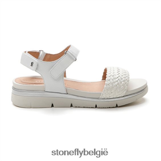 Stonefly elody 21 reliëf/nappa lth wit 444TZ130 vrouwen sandalen