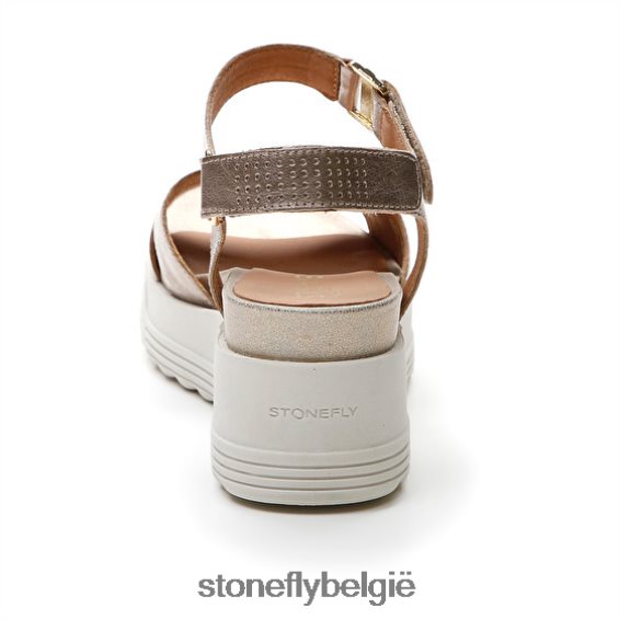 Stonefly parky 15 gelamineerd lth Champagne 444TZ163 vrouwen sandalen