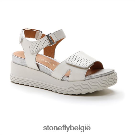 Stonefly parky 15 nappa lth wit 444TZ164 vrouwen sandalen