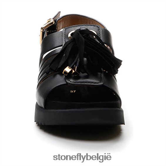 Stonefly riva 12 kalf lth zwart 444TZ168 vrouwen sandalen