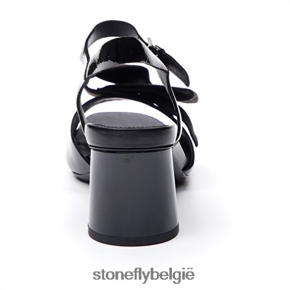 Stonefly Jenny 3 octrooi zwart 444TZ260 vrouwen sandalen