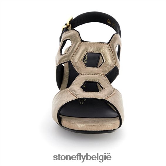 Stonefly jenny 7 gelamineerd lth goud 444TZ249 vrouwen sandalen
