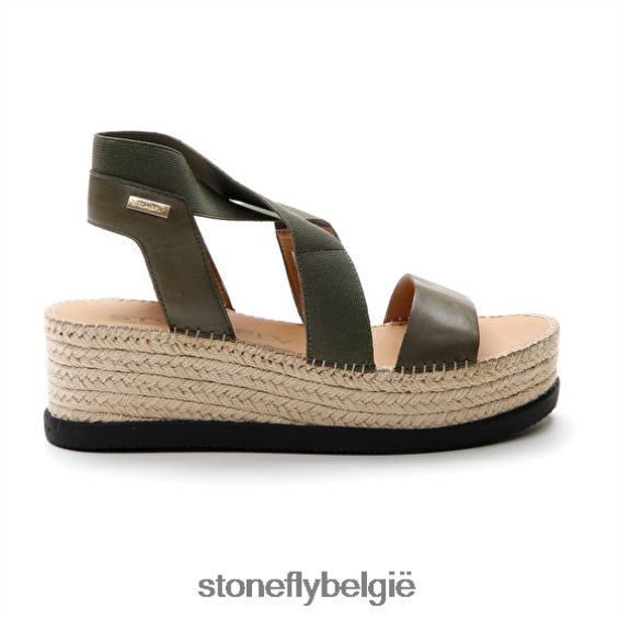Stonefly alexia 5 kuit lth/elastiek groente 444TZ186 vrouwen sandalen