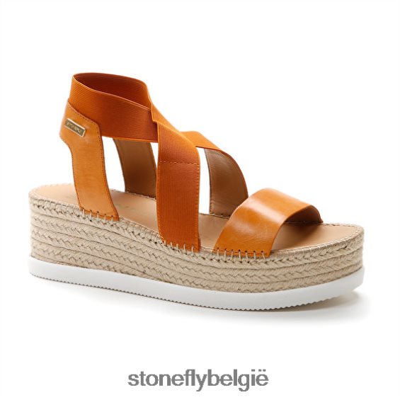 Stonefly alexia 5 kuit lth/elastiek oranje 444TZ185 vrouwen sandalen