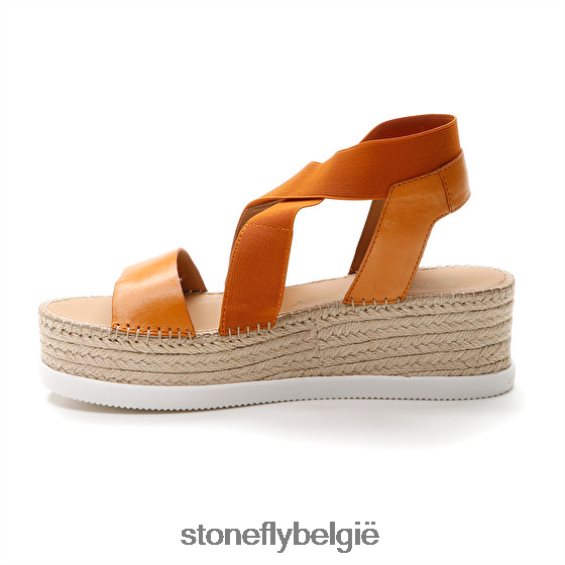 Stonefly alexia 5 kuit lth/elastiek oranje 444TZ185 vrouwen sandalen