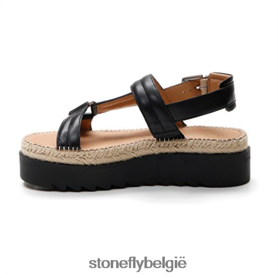 Stonefly ariel 3 nappa lth zwart 444TZ190 vrouwen sandalen