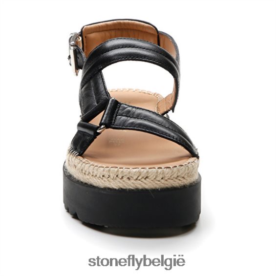 Stonefly ariel 3 nappa lth zwart 444TZ190 vrouwen sandalen