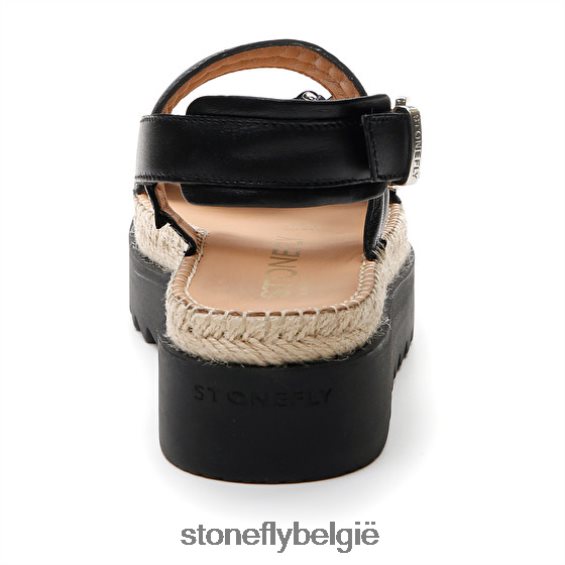 Stonefly ariel 3 nappa lth zwart 444TZ190 vrouwen sandalen