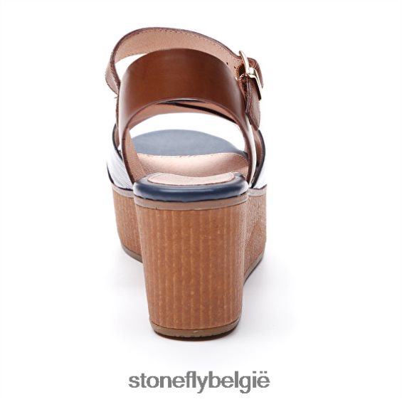 Stonefly diva 9 patent/kalf blauw 444TZ228 vrouwen sandalen