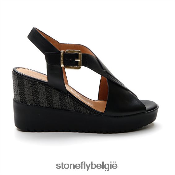 Stonefly ely 16 kalf lth zwart 444TZ221 vrouwen sandalen