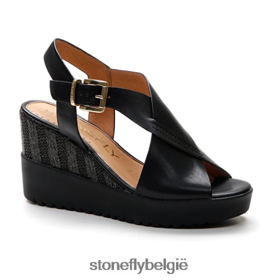 Stonefly ely 16 kalf lth zwart 444TZ221 vrouwen sandalen