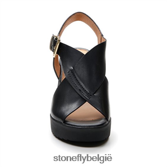 Stonefly ely 16 kalf lth zwart 444TZ221 vrouwen sandalen