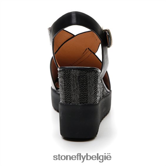Stonefly ely 16 kalf lth zwart 444TZ221 vrouwen sandalen