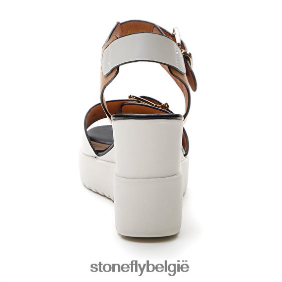 Stonefly ely 17 kalf lth bruin/wit/zwart 444TZ176 vrouwen sandalen