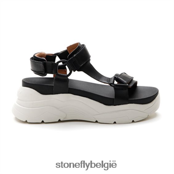 Stonefly fantasie 3 kalf lth zwart 444TZ180 vrouwen sandalen