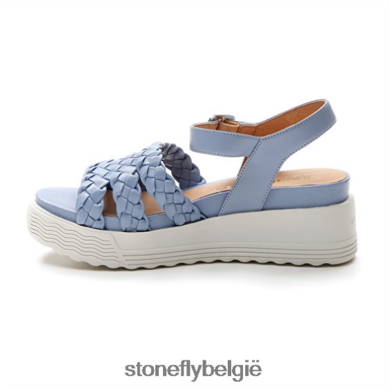 Stonefly parky 16 reliëf s./nappa lth blauw 444TZ212 vrouwen sandalen