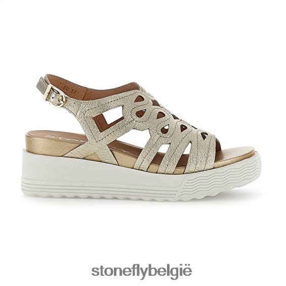 Stonefly parky 18 gelamineerd lnd goud 444TZ224 vrouwen sandalen