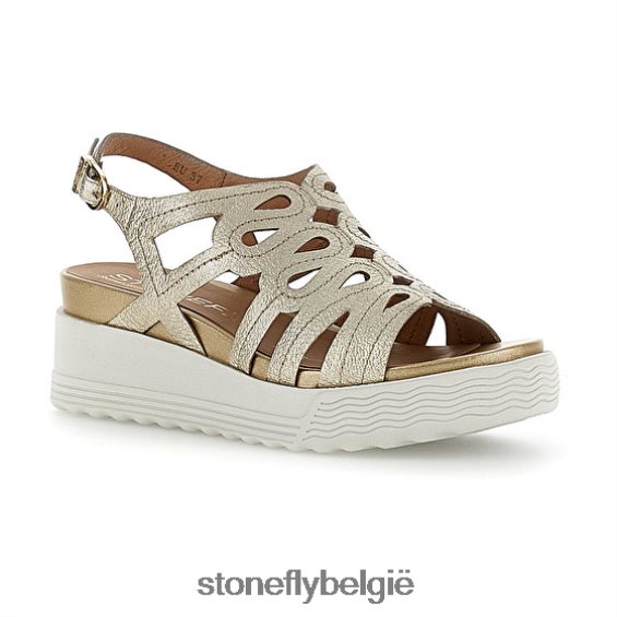 Stonefly parky 18 gelamineerd lnd goud 444TZ224 vrouwen sandalen