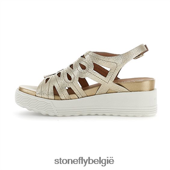 Stonefly parky 18 gelamineerd lnd goud 444TZ224 vrouwen sandalen