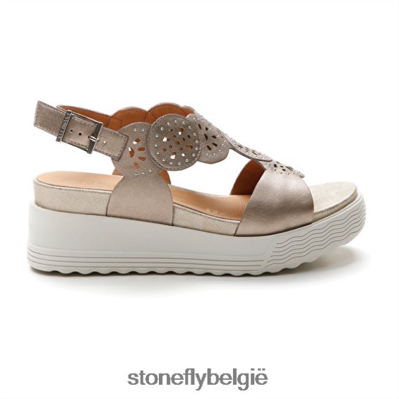 Stonefly parky 21 gelamineerd lth Champagne 444TZ232 vrouwen sandalen