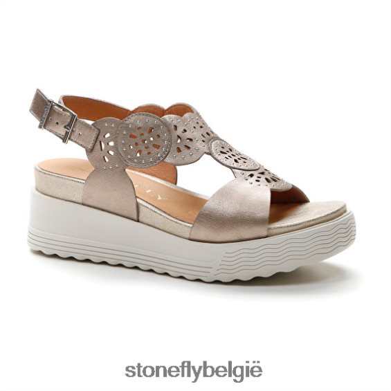 Stonefly parky 21 gelamineerd lth Champagne 444TZ232 vrouwen sandalen
