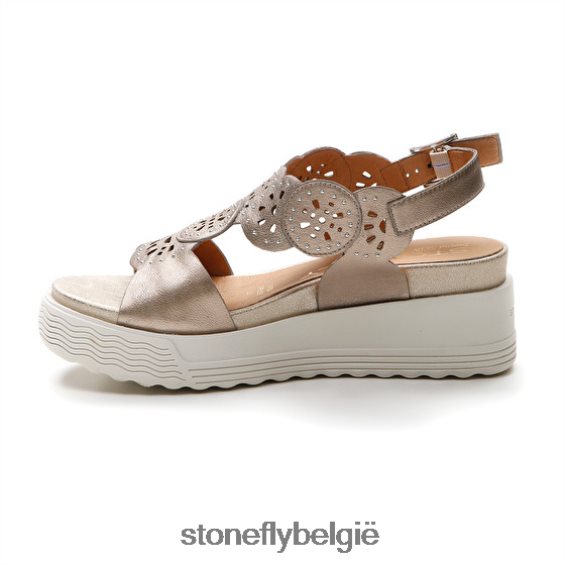 Stonefly parky 21 gelamineerd lth Champagne 444TZ232 vrouwen sandalen
