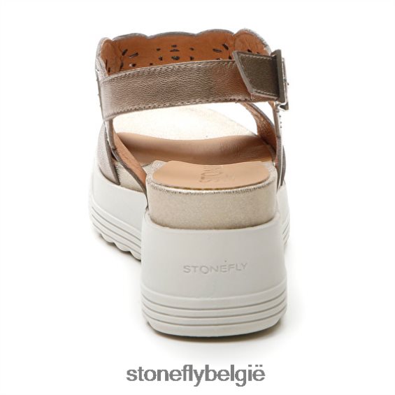 Stonefly parky 21 gelamineerd lth Champagne 444TZ232 vrouwen sandalen