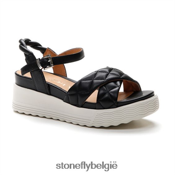 Stonefly parky 22 nappa lth zwart 444TZ207 vrouwen sandalen
