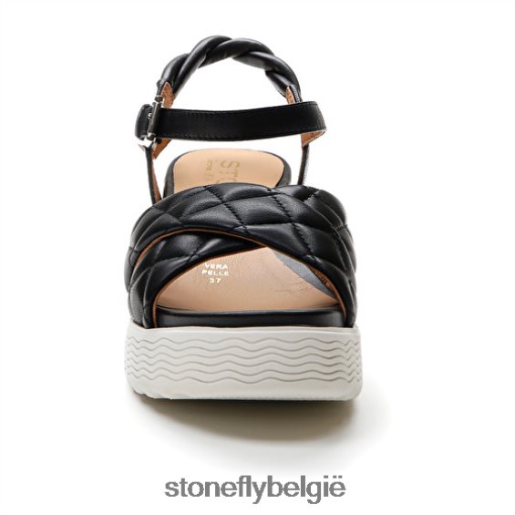Stonefly parky 22 nappa lth zwart 444TZ207 vrouwen sandalen