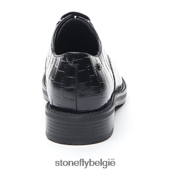 Stonefly caddy 8 cocco reliëf lth zwart 444TZ81 vrouwen schoenen