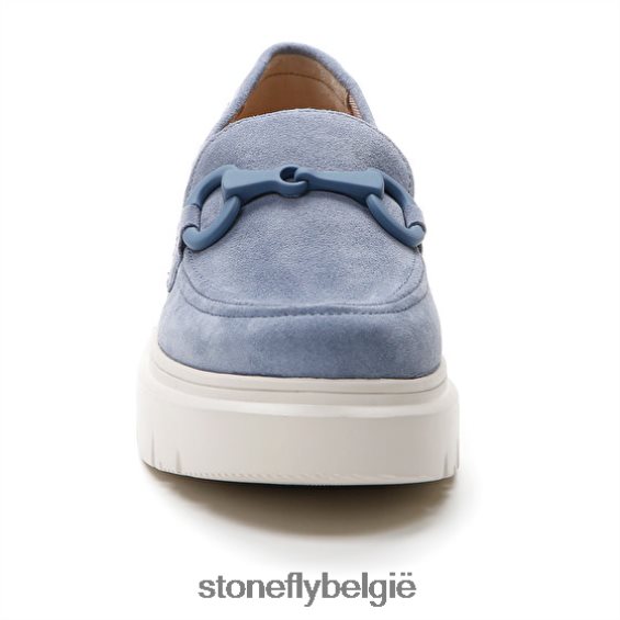 Stonefly Phoebe 16 velours blauw 444TZ1 vrouwen schoenen