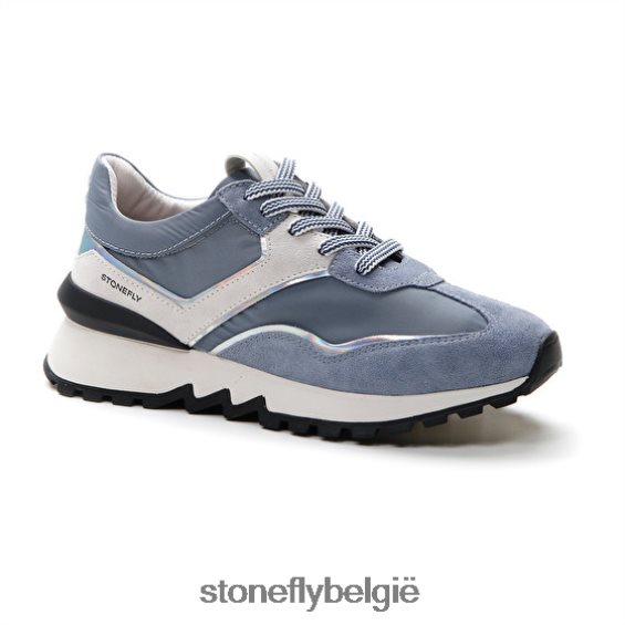 Stonefly Simply Lady 4 velours/textiel blauw 444TZ38 vrouwen schoenen