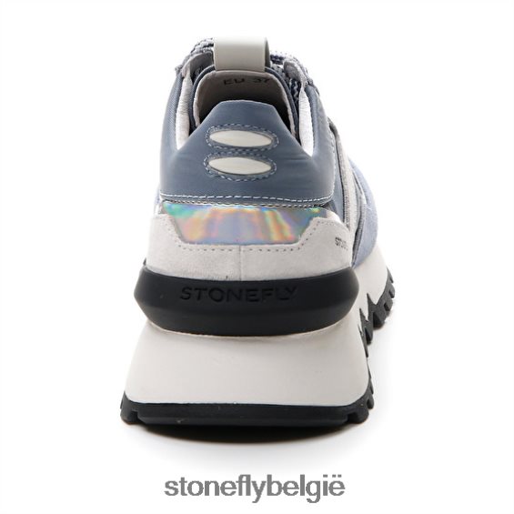 Stonefly Simply Lady 4 velours/textiel blauw 444TZ38 vrouwen schoenen