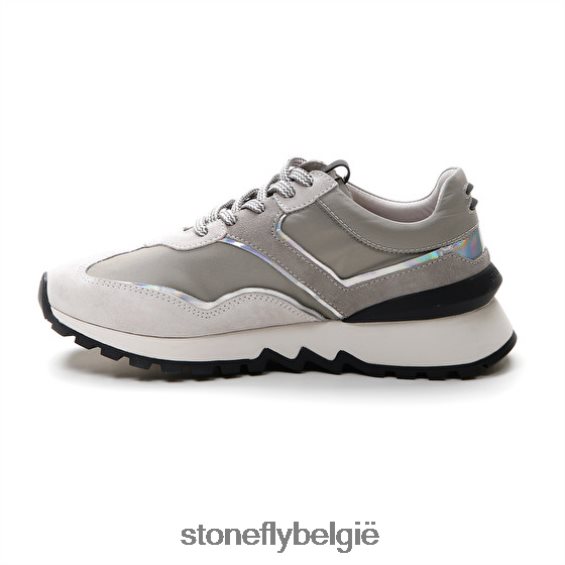 Stonefly Simply Lady 4 velours/textiel gletsjer grijs 444TZ39 vrouwen schoenen