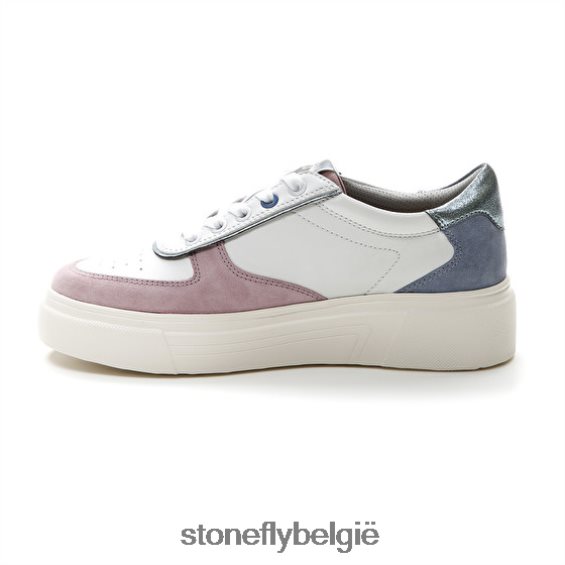 Stonefly allegra 11 velours/nappa lth blauw/paars/wit 444TZ45 vrouwen schoenen