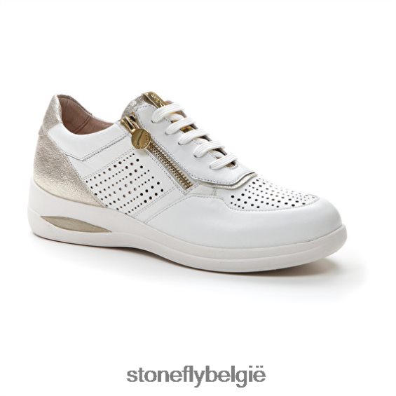 Stonefly aurora 15 nappa lth wit/zilver 444TZ98 vrouwen schoenen