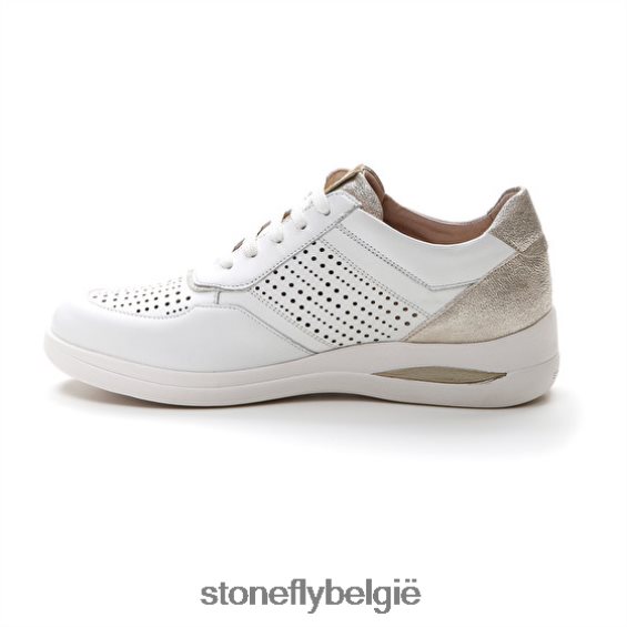 Stonefly aurora 15 nappa lth wit/zilver 444TZ98 vrouwen schoenen