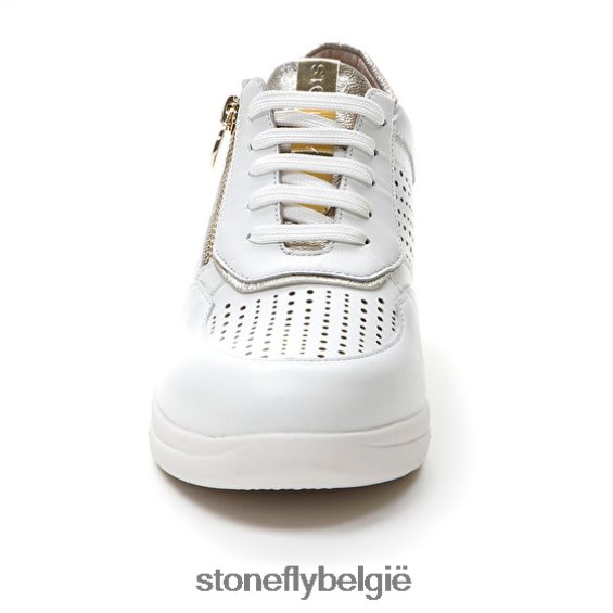 Stonefly aurora 15 nappa lth wit/zilver 444TZ98 vrouwen schoenen