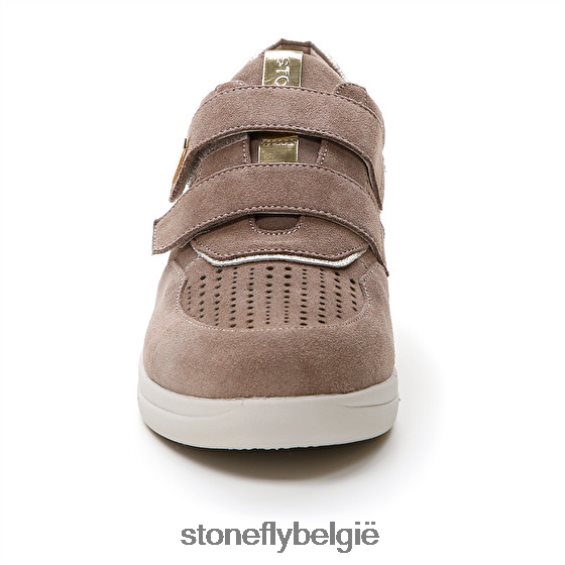 Stonefly aurora 16 velours grijs roze/zilver 444TZ107 vrouwen schoenen